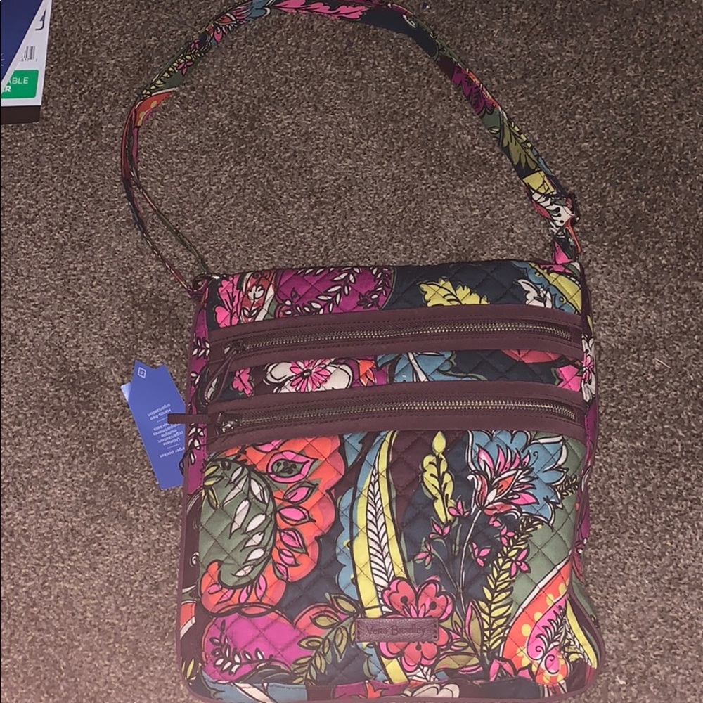 Vera Bradley Iconic Triple Zip Hipsters